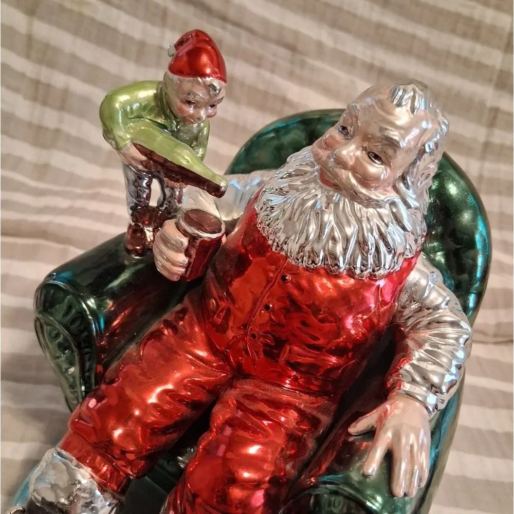 Coca-cola Santa Clause Music Box Elves